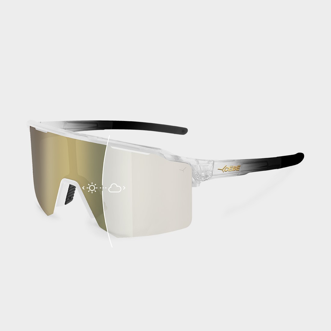 Cébé OUTFLOW LITE Photochromic Sports Goggles - 3/4 view