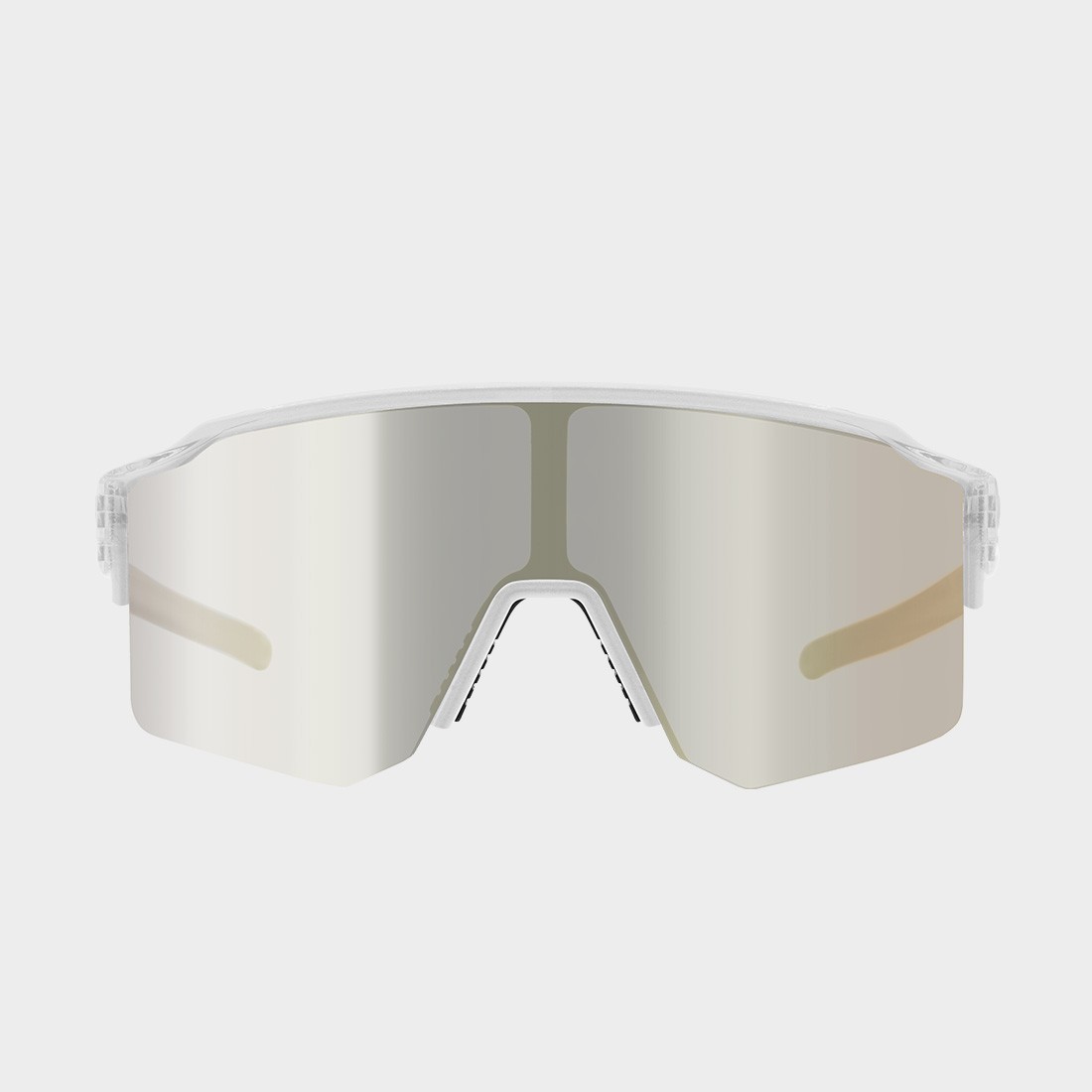 front view - semi-rimless mount