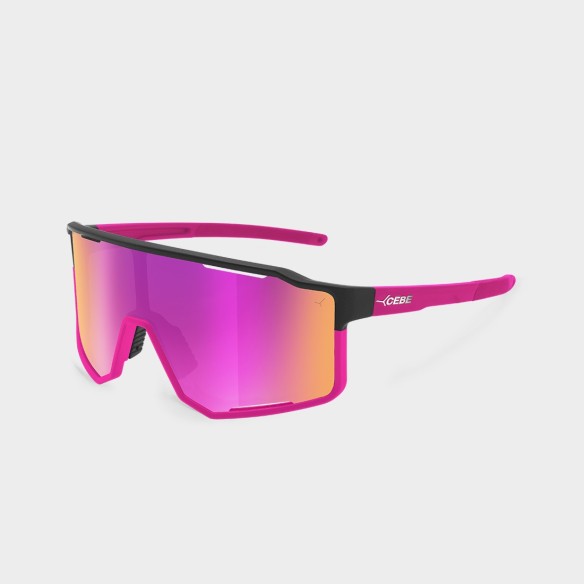 Cébé OUTFLOW sports sunglasses category 3 S - 3/4 vision - Colours black and pink