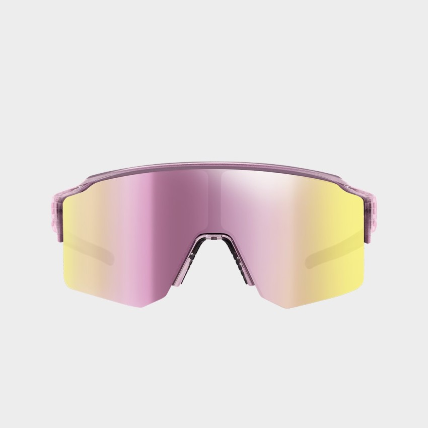 Cébé OUTFLOW LITE sports sunglasses category 3 S - front view, size small semi-rimless, colour transparent violet