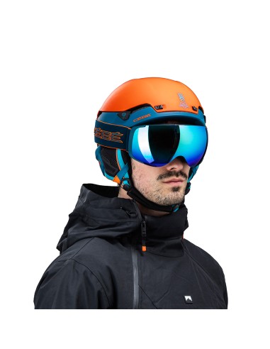 Casque de ski Cébé CH46911 CH46912 VERSATILE Orange Lagoon Matte - Masques  de ski Cébé/Casques de ski Cébé Adulte 