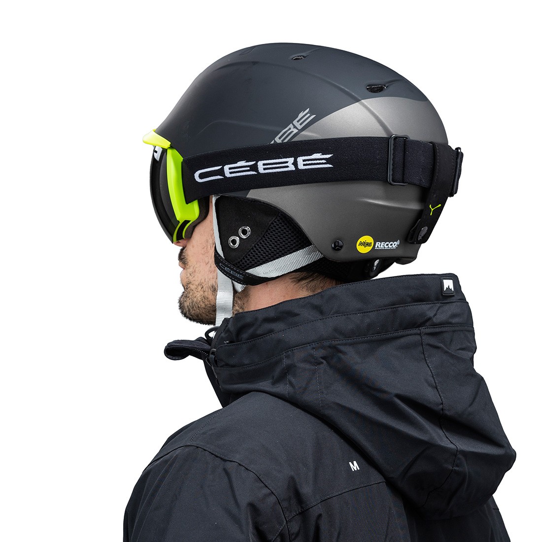 Head, Radar casque de ski avec visière unisexe Black noir