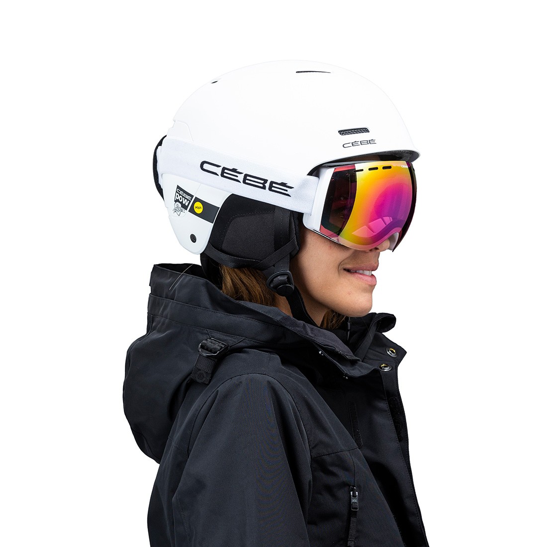 Casque de ski femme homme avec protège-oreilles amovible Casque de M5Y8