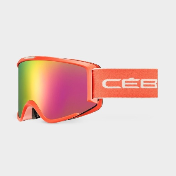 Masque de Ski Cébé Cheeky OTG Jr White Sunrise / Dark Rose