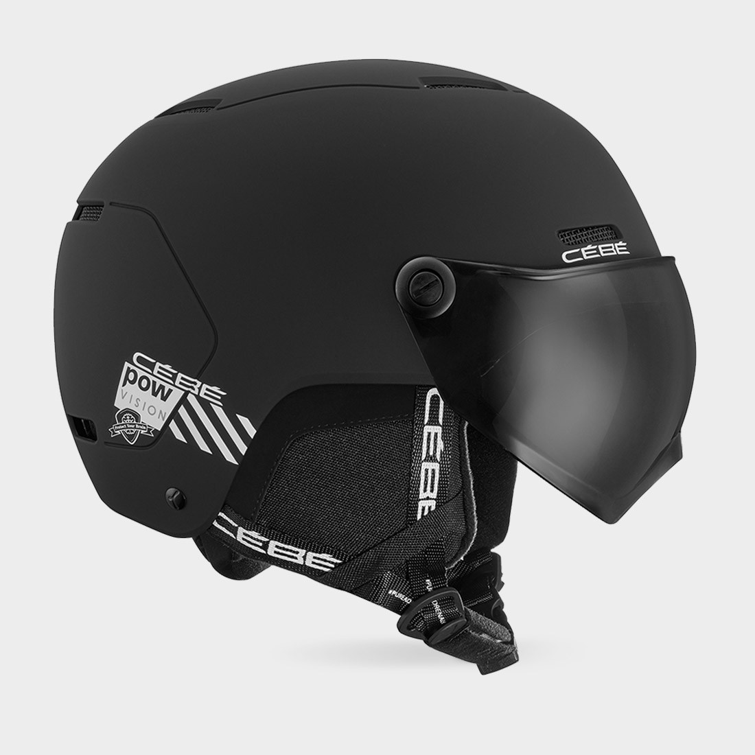 CASCO SCI CON VISIERA OSBE NERA