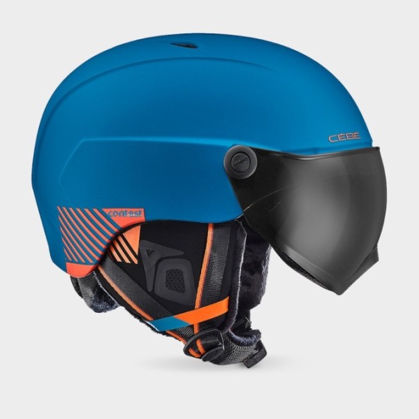 CEBE - Casque de ski / Enfants et adultes / Casque à visière