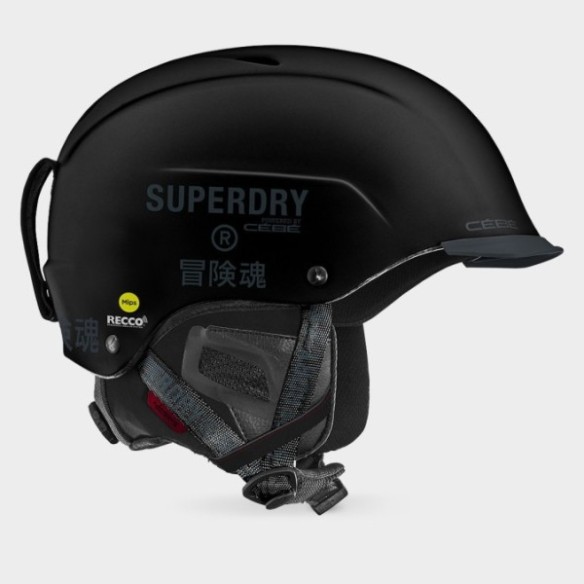 cebe-contest-visor-ultimate-mips-x-superdry-casque-ski-performance-mips-schwarz