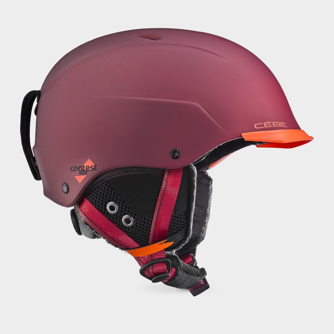 cebe-contest-visor-casque-ski-performance-rouge