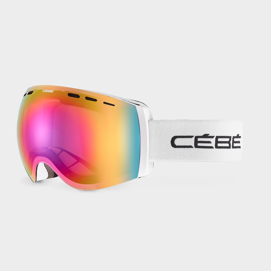 Cébé Fanatic M White NXT Variochrom - masque de ski photochromique  –  Top N Sport, professionnel du matériel de ski d'occasion