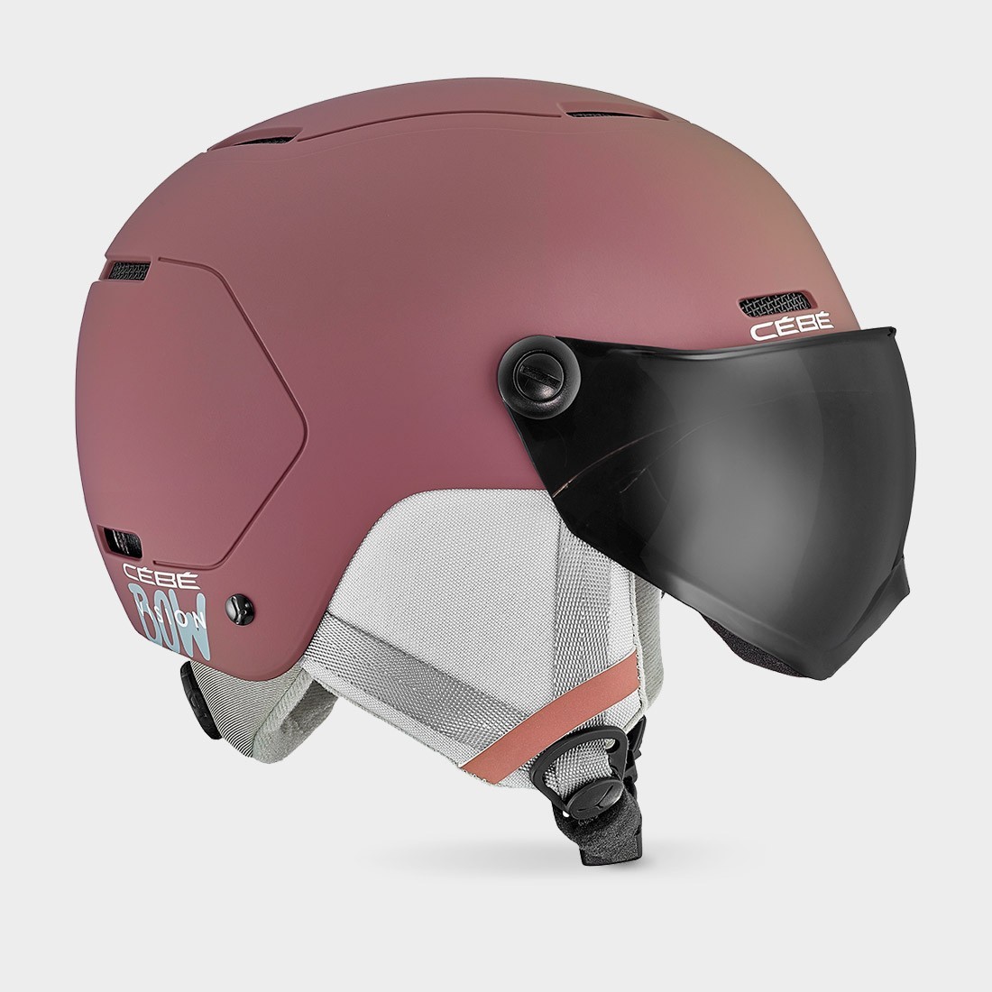 cebe-bow-vision-casque-ski-junior-visiere-rouge
